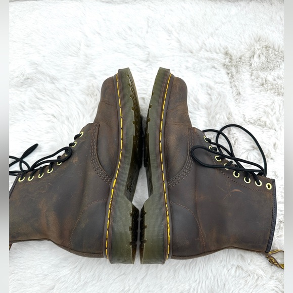 Dr. Martens 11822 Tan/Brown Leather Boots Women’s 8 39 EU NWOT - Picture 6 of 12